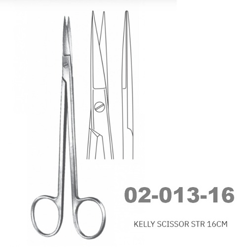 [NS] 케리 가위 02-013-16 Kelly Scissors STR 16cm (직선)