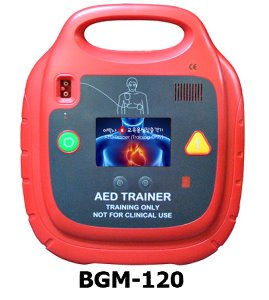 [이박사] 교육용 자동심장충격기 BGM-120 교육용제세동기 (학교 및 기관명 인쇄가능,리모컨형)