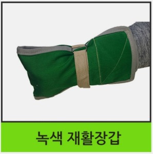 [이화양행] 녹색 재활장갑 e-132 (1개입) 손싸개 안전손장갑