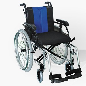 [디에스아이]  뒷바퀴분리형  알루미늄 휠체어 KS-A07 (바퀴착탈형-차량탑재편리,등판꺽기,보호자브레이크,발판착탈등) 약16Kg