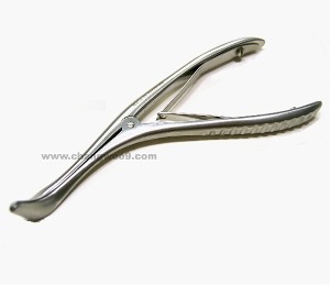 [Kasco] 비엔나 네이절 스펙큘럼 커브 G35-0201C (Vienna Nasal Speculums Curved,12cm*15mm) 이비인후과