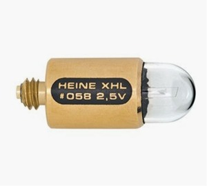 [독일 하이네] X058 레티노스코프(구형) 램프 XHL XENON HALOGEN LAMPE 2,5V