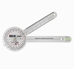 [미국] 베이스라인 정축 고니오메터 Baseline Absolute-Axis Goniometer 12-1025 고니오미터 (30.5cm)