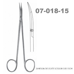 [NS] 제임슨 섬세한 가위 07-018-15 Jameson Delicate Scissors CVD 15cm (곡선)