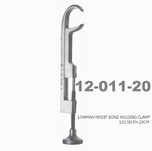 [NS] 로우만 본 클램프 12-011-20 Lowman Modif Bone Holding Clamp 1x1 Teeth 20cm