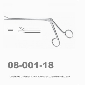 [NS] 쿠싱 척추 후궁 절제 론져 08-001-18 Cushing Laminectomy Rongeur 2x10cm STR 18cm (직선)