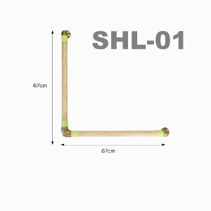 [S&amp;F] 안전손잡이 SHL-0-1 (사이즈 67x67xΦ3.4cm,안전하중80Kg)