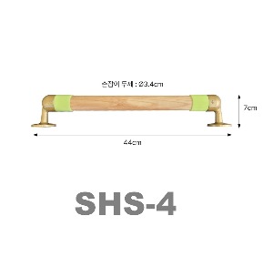 [S&amp;F} 안전손잡이 SHS-4 (사이즈 44x7xΦ3.4cm,안전하중80Kg,야광띠적용)