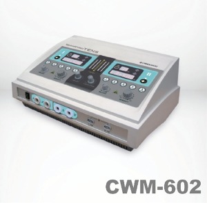 [청우] 경피신경자극기 CWM-602 저주파자극기 (TENS,2채널,석션컵4+패드4)