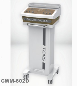 [청우] 경피신경자극기 CWM-602D 저주파자극기 (2인용,이동카트 일체형,석션8개,TENS)