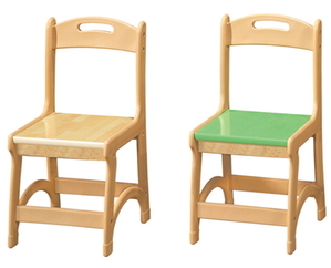 [하모니교구]칼라의자/유치용 의자/6색상 제작/가로285x세로335x높이555mm(앉은높이:300mm)
