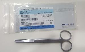 [SOLCO] 솔고 시저 스트레이트 Oprating Scissors S/B STR 004-0201/02-1255 (직,14.0cm) 국내산