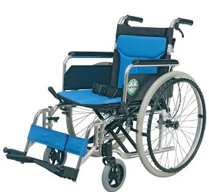 [디에스아이]   뒷바퀴 분리형 알루미늄 휠체어  DS-701A (뒷바퀴원터치착탈,통고무바퀴,보호자브레이크,등판꺽기,팔받이스윙,발판스윙착탈 등) [장애인보조기기 48만원환급]16.5Kg