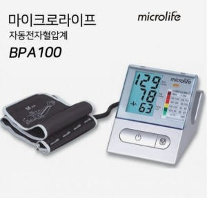 [마이크로라이프] 자동전자 팔뚝혈압계 BPA100 (160*125*98mm,부정맥감지,전원 DC6V)