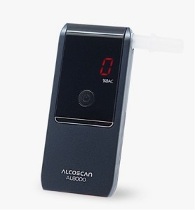 [센텍] 음주측정기 AL-8000,AL8000 (소형44x100x15mm,마우스피스 50개) 음주감지기 음주단속기