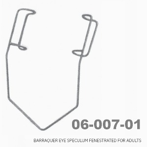 [NS] 바라커 창문형 개안기 (성인 및 유아용 선택) 06-007-01,06-007-02 Barraquer Eye Speculum Fenestrated For Adults and Infants