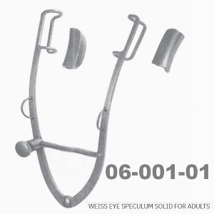 [NS] 와이즈 성인용 개안기 06-001-01 Weiss Eye Speculum Solid for Adults