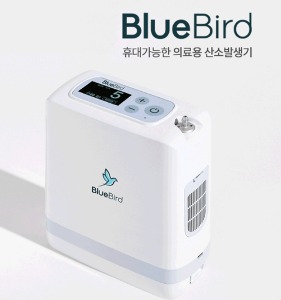 [BlueBird] 휴대용 산소발생기 JAY-1000P (충전식 이동형,의료용산소 90%이상 농도,183x86xH199mm) 정품