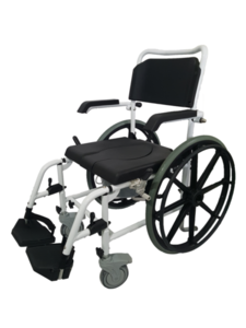 ※6월초 입고예정 [메디타운] 샤워휠체어 (변기겸용) MAX2080 (17Kg,허용하중110Kg,뒷바퀴분리,휠체어큰뒷바튀) 샤워체어 샤워의자 이동변기