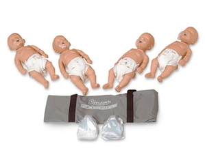 [나스코] 영아 CPR 마네킨 (4팩) PP02124,PP02124U,SB26479 심폐소생실습마네킨
