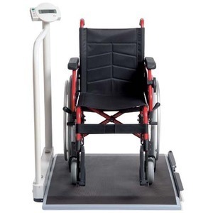 [독일세카] seca 676 휠체어저울 (50g~360Kg) 휠체어 탄상태 체중측정