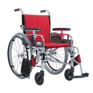 [미키코리아]  휠체어 미라지5(22/24) 발받침스윙 및 분리,팔받이높이조절 [장애인보조기기] 경량13.5Kg.