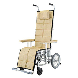 [미키코리아] 침대형 휠체어 MFL-48DLX  (디럭스형) 발브레이크 연동형,엘리베이팅시스템,발판각도조절,전도방지 지지대,고급형 17Kg