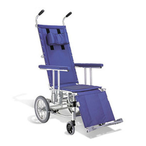 [미키코리아]  알루미늄 침대형 휠체어 MFL-48 발연동브레이크,엘리베이팅,발판각도조절 16Kgs