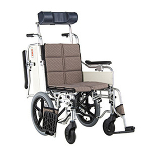 [미키코리아] 슈퍼미라지 휠체어 SM-7H(16),SM-7H(16D) 목받침있음,팔받이스윙,발받침스윙 및 분리,팔받이높이조절,보호자브레이크,고급휠체어 중량15.2~16.2Kg.