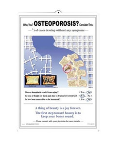 3D해부도(벽걸이)/APL-001/골다공증 차트/Osteoporosis/ Size 54cmx74cm